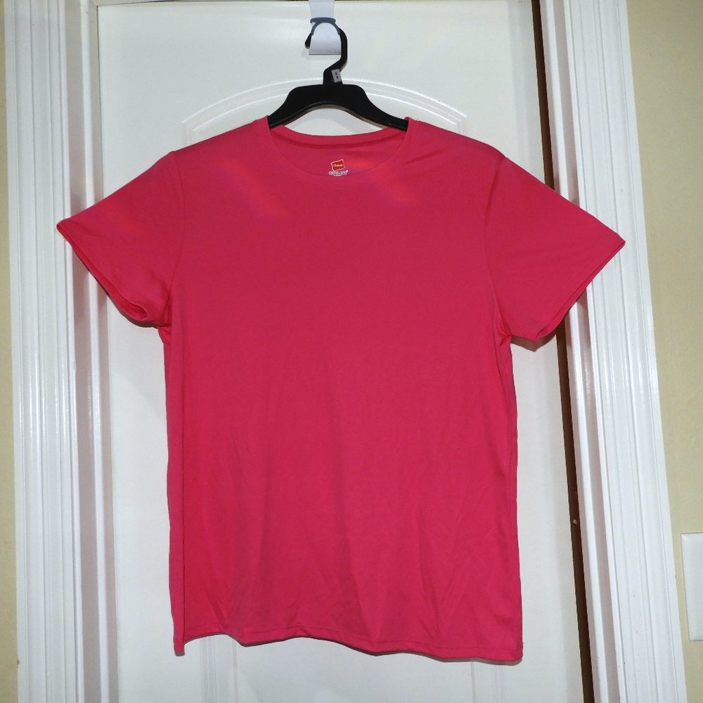 Hanes Cool Dri Womens Short Sleeve -  Wow Pink - NWOT